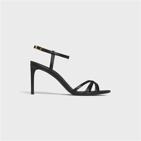 black celine sandals|celine soir sandals.